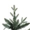 Haute Decor 4.5 Foot Barcelona Blue Spruce Potted Tree with Warm White LED Lights - Cement Gray Patterned Resin Pot